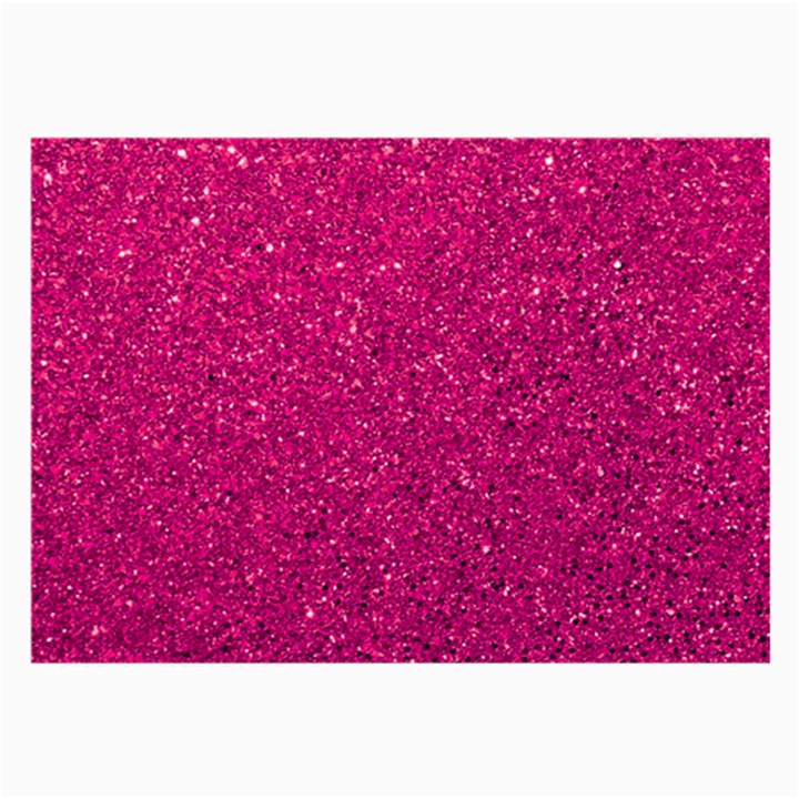 Hot Pink Glitter Large Glasses Cloth (2-Side)