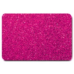 Hot Pink Glitter Large Doormat 