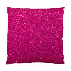 Hot Pink Glitter Standard Cushion Case (One Side)