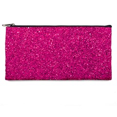 Hot Pink Glitter Pencil Cases