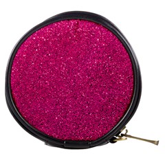 Hot Pink Glitter Mini Makeup Bag