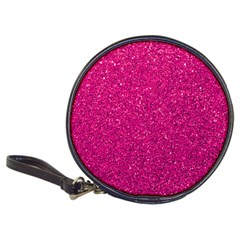 Hot Pink Glitter Classic 20-CD Wallets