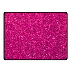 Hot Pink Glitter Fleece Blanket (small) by snowwhitegirl