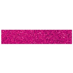 Hot Pink Glitter Small Flano Scarf by snowwhitegirl