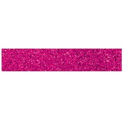 Hot Pink Glitter Large Flano Scarf 