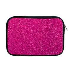 Hot Pink Glitter Apple MacBook Pro 17  Zipper Case