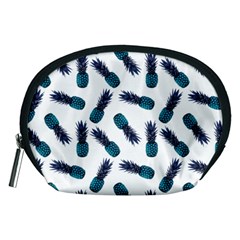 Pinapples Blue Accessory Pouch (medium) by snowwhitegirl