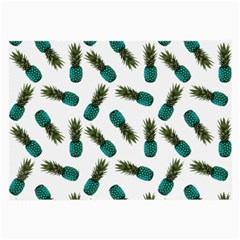 Pinapples Teal Large Glasses Cloth (2-side)