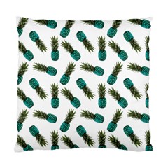 Pinapples Teal Standard Cushion Case (one Side) by snowwhitegirl