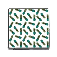 Pinapples Teal Memory Card Reader (square 5 Slot) by snowwhitegirl