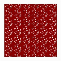 Red White Music Medium Glasses Cloth by snowwhitegirl