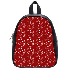 Red White Music School Bag (small) by snowwhitegirl