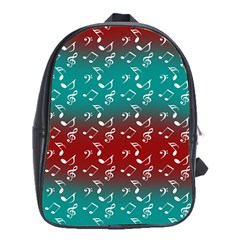 Red Teal Music School Bag (xl) by snowwhitegirl