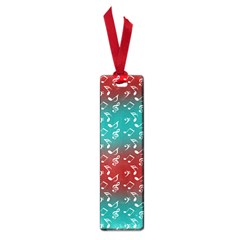 Red Teal Music Small Book Marks by snowwhitegirl