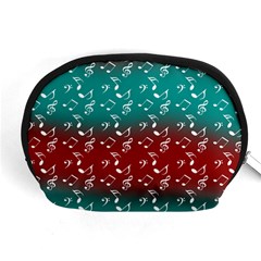 Red Teal Music Accessory Pouch (medium) by snowwhitegirl