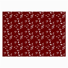 Burgundy Music Large Glasses Cloth by snowwhitegirl