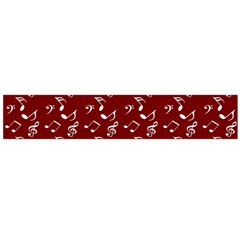 Burgundy Music Large Flano Scarf  by snowwhitegirl