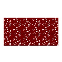 Burgundy Music Satin Wrap by snowwhitegirl