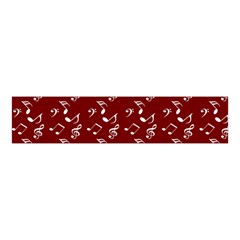 Burgundy Music Velvet Scrunchie by snowwhitegirl