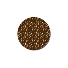 Brown Music Golf Ball Marker (10 Pack) by snowwhitegirl