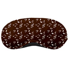 Brown Music Sleeping Masks by snowwhitegirl