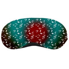 Teal Music Heart Music Sleeping Masks by snowwhitegirl