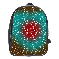 Teal Music Heart Music School Bag (xl) by snowwhitegirl