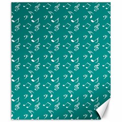 Teal Music Canvas 20  X 24  by snowwhitegirl