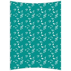 Teal Music Back Support Cushion by snowwhitegirl