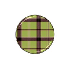 Avocado Green Plaid Hat Clip Ball Marker (10 Pack) by snowwhitegirl