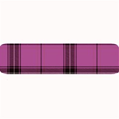 Violet Plaid Large Bar Mats by snowwhitegirl