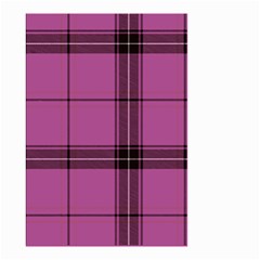 Violet Plaid Small Garden Flag (two Sides) by snowwhitegirl