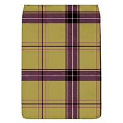 Beige Purple Plaid Removable Flap Cover (l) by snowwhitegirl