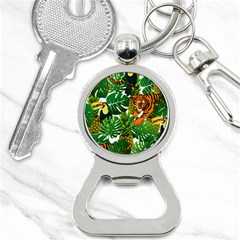 Tropical Pelican Tiger Jungle Bottle Opener Key Chains by snowwhitegirl