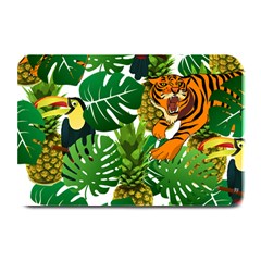 Tropical Pelican Tiger Jungle Plate Mats by snowwhitegirl