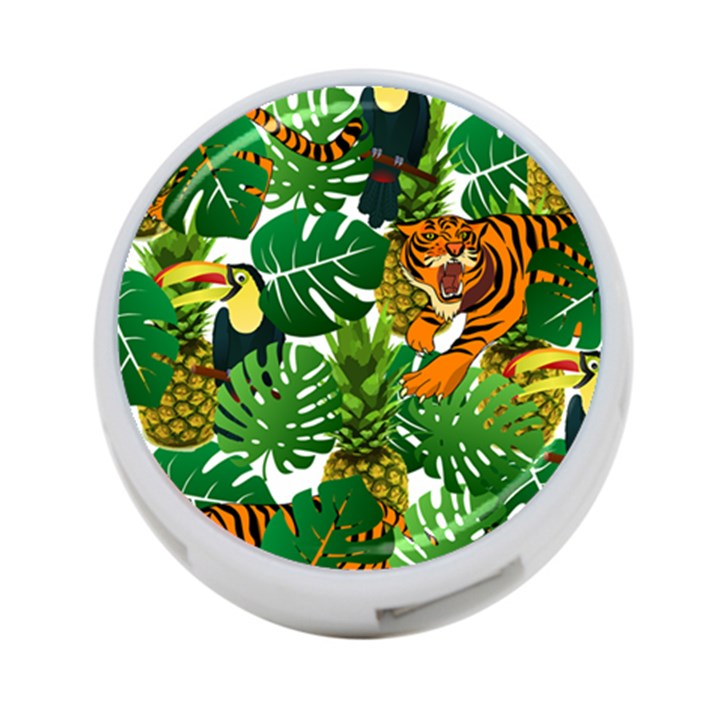 Tropical Pelican Tiger Jungle 4-Port USB Hub (One Side)