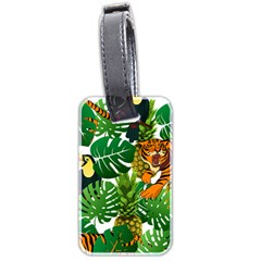 Tropical Pelican Tiger Jungle Luggage Tags (two Sides) by snowwhitegirl