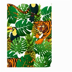 Tropical Pelican Tiger Jungle Large Garden Flag (two Sides) by snowwhitegirl