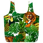 Tropical Pelican Tiger Jungle Full Print Recycle Bag (XL) Back