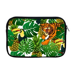 Tropical Pelican Tiger Jungle Apple Macbook Pro 17  Zipper Case by snowwhitegirl