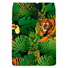 Tropical Pelican Tiger Jungle Black Removable Flap Cover (s) by snowwhitegirl