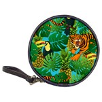 Tropical Pelican Tiger Jungle Blue Classic 20-CD Wallets Front