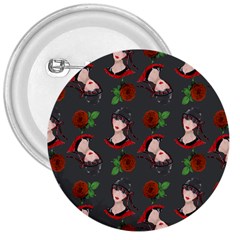 Vintage Flapper Woman 3  Buttons by snowwhitegirl