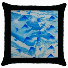 SPACE FRACTURE Throw Pillow Case (Black)