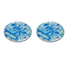 Space Fracture Cufflinks (oval) by WILLBIRDWELL