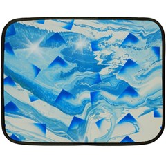 SPACE FRACTURE Double Sided Fleece Blanket (Mini) 