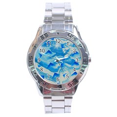 SPACE FRACTURE Stainless Steel Analogue Watch