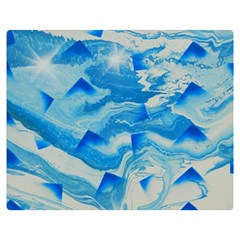 SPACE FRACTURE Double Sided Flano Blanket (Medium) 