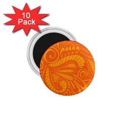 Pop Orange 1 75  Magnets (10 Pack)  by ArtByAmyMinori