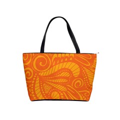 Pop Orange Classic Shoulder Handbag by ArtByAmyMinori